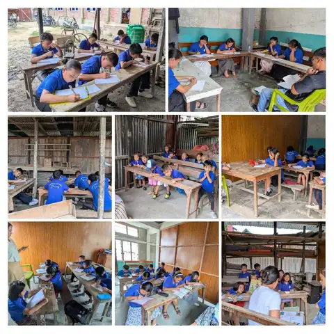 Lutheran Children Fellowship - Sunday School Simveng Half Yearly exam