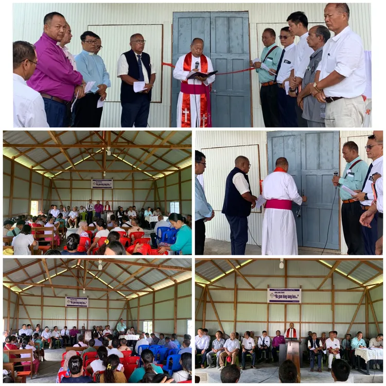 Inauguration of MELC Church at P Khupgou Veng